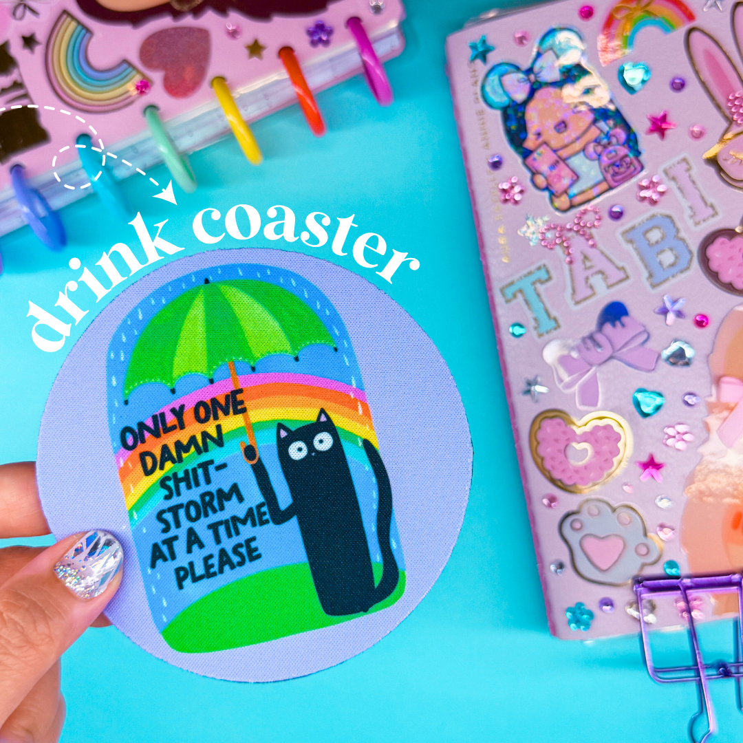 Drink Coaster - One Sh!tstorm At A Time