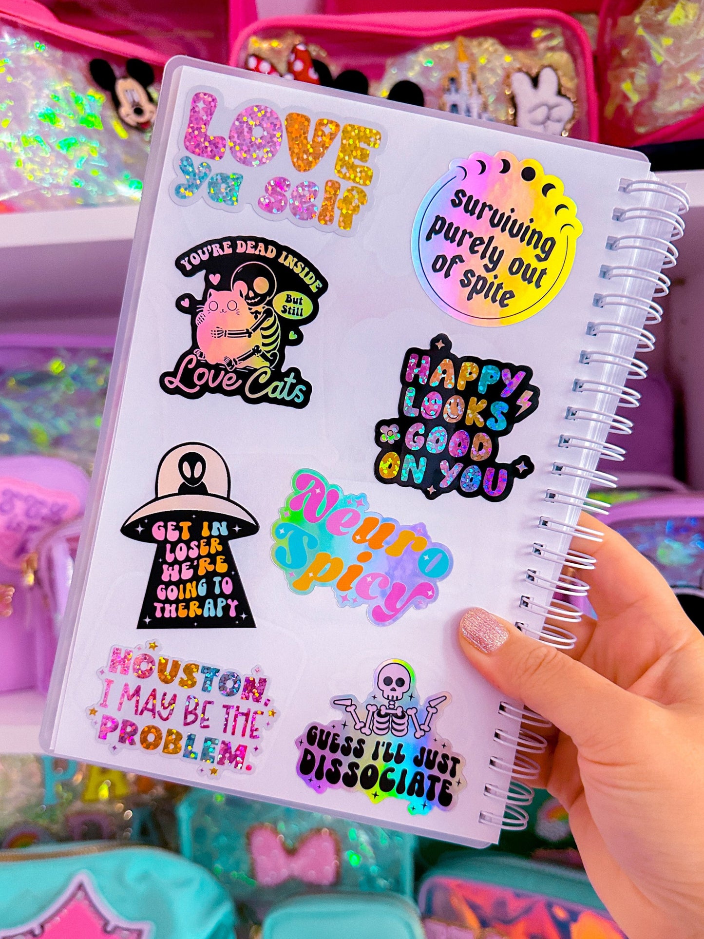 Waterproof Sticker - Therapy Alien