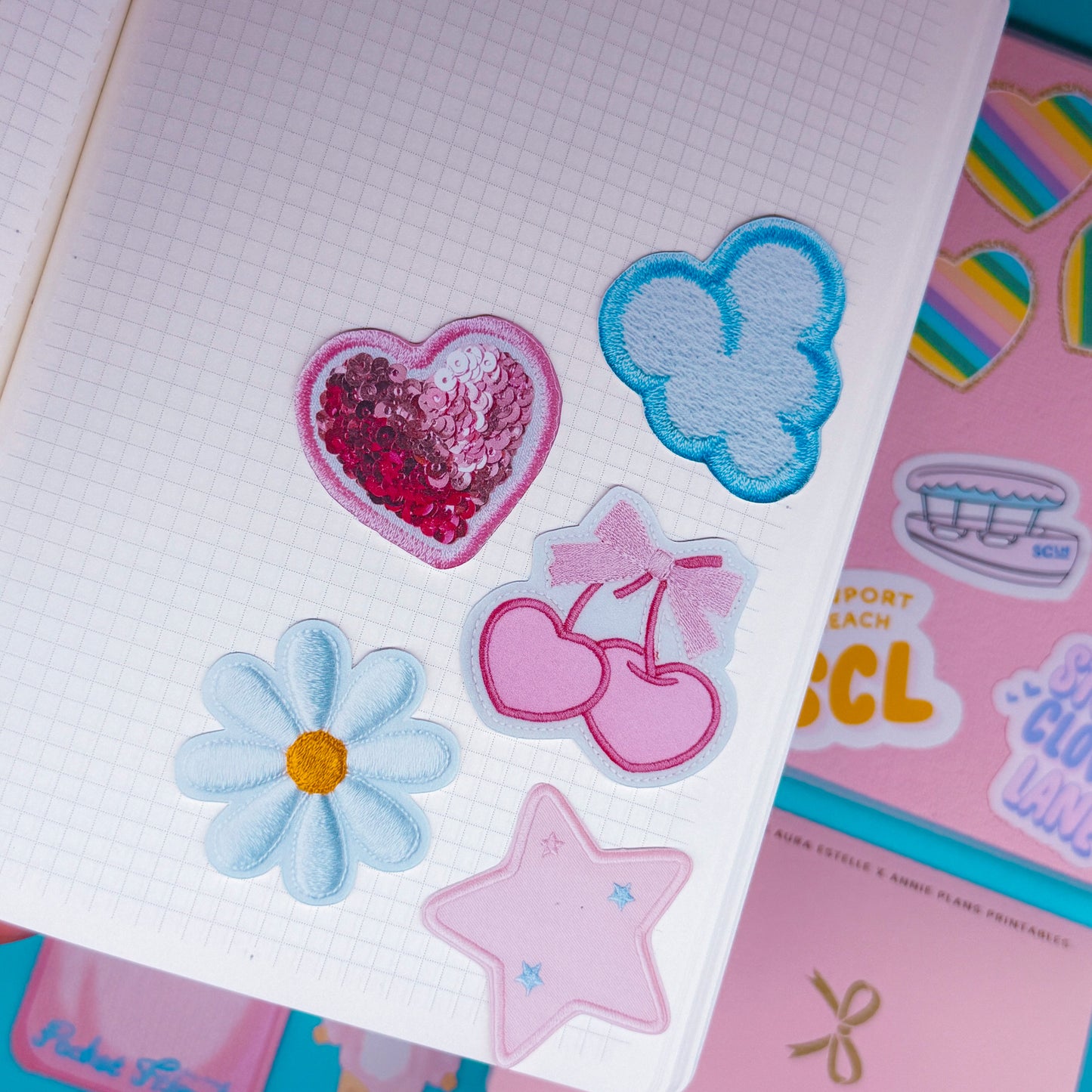 Journaling Paper Sticker - Assorted Patch Sticker SET