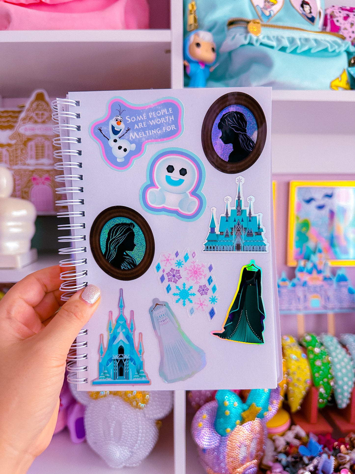 *DOLLAR DEAL* Waterproof Sticker - (Frozen) Ice Castle