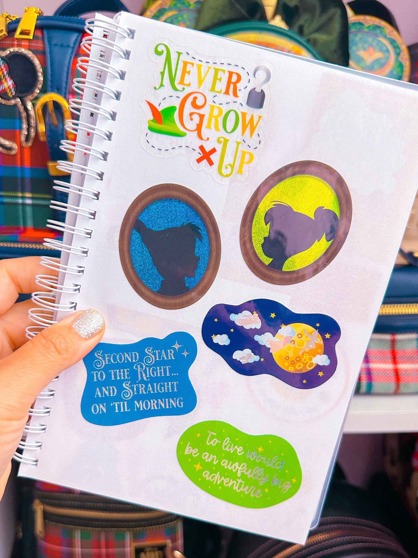 *DOLLAR DEAL* Waterproof Sticker - (Peter Pan) Book Spine