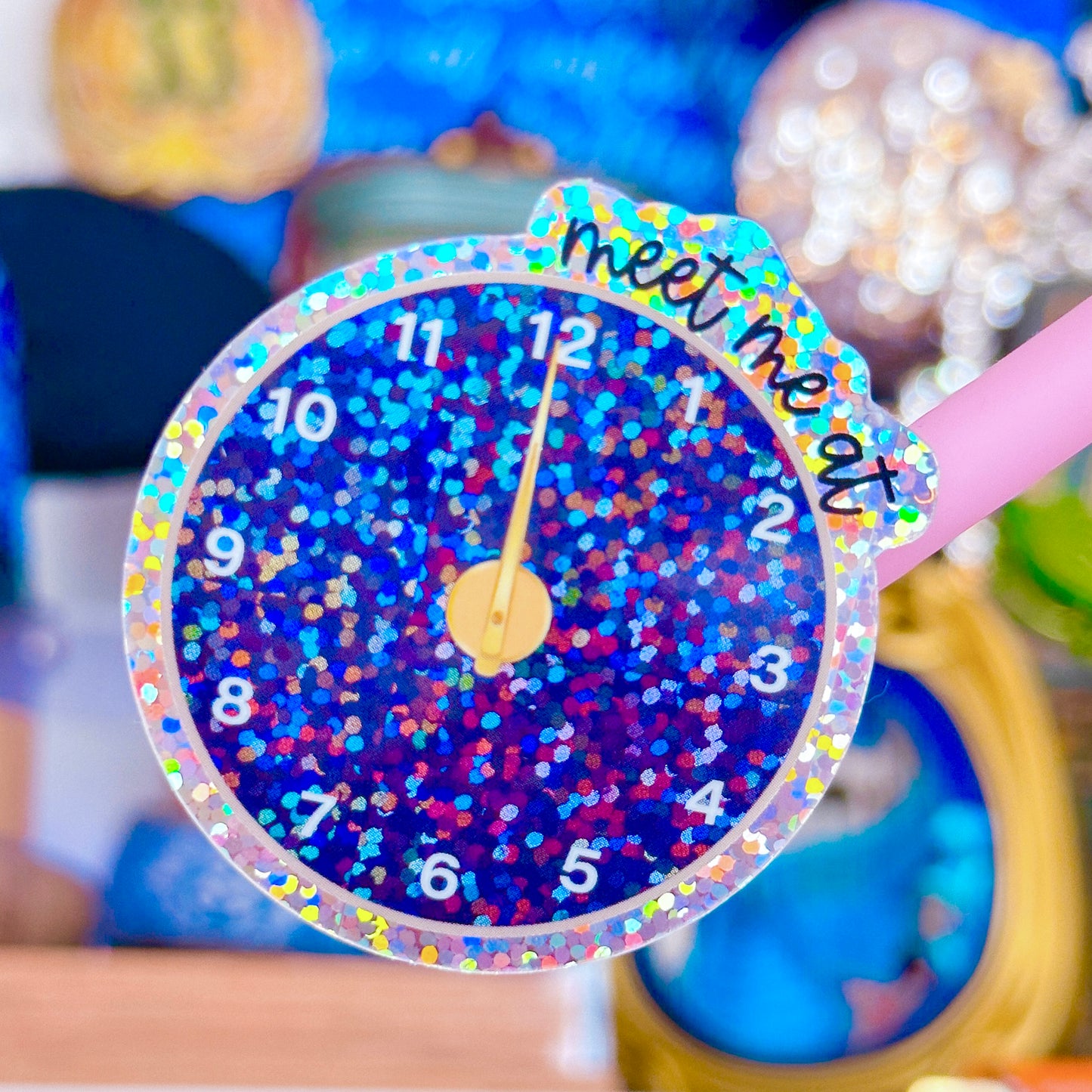 *DOLLAR DEALS* Waterproof Sticker - Midnights Clock