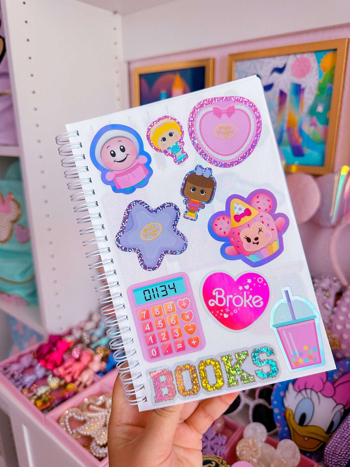 Waterproof Sticker - Polly Mini Dolls
