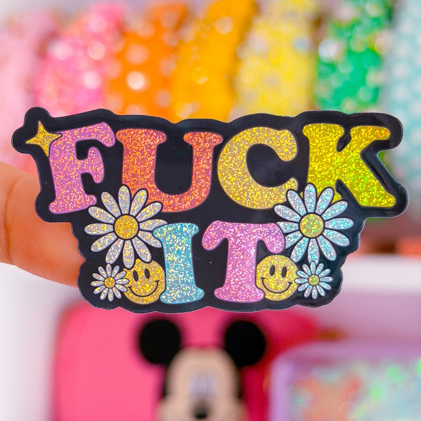 Waterproof Sticker - F*CK IT