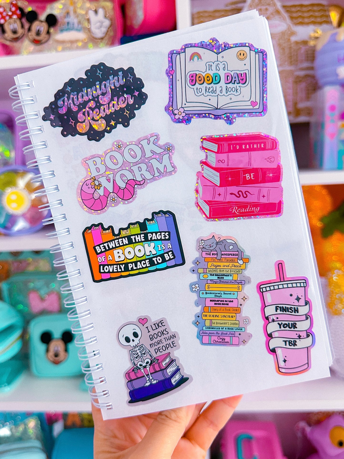 Waterproof Sticker - BOOKISH Midnight Reader