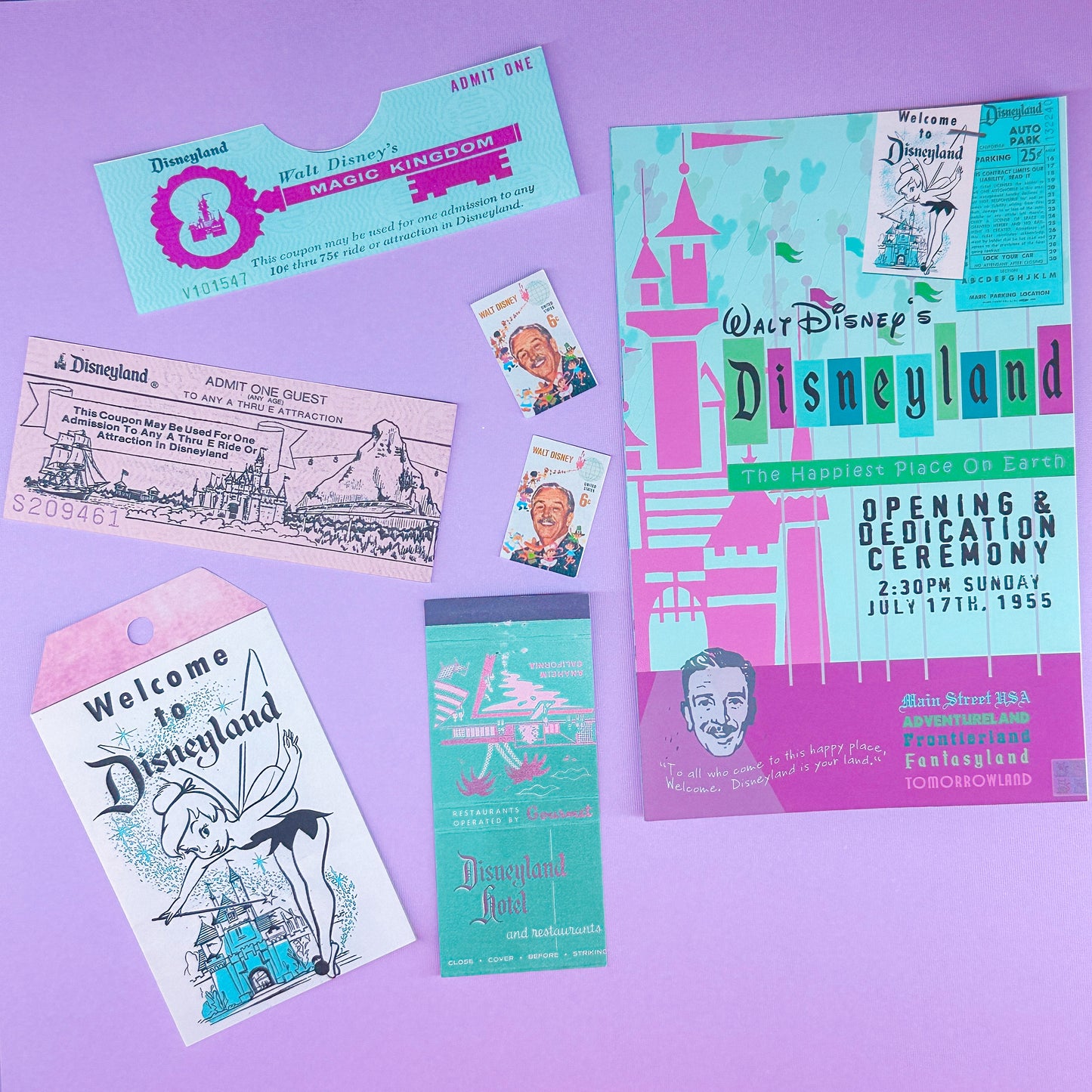 STICKER SCRAP PACK - DL Vintage 1955 (Mini Sampler Pack)