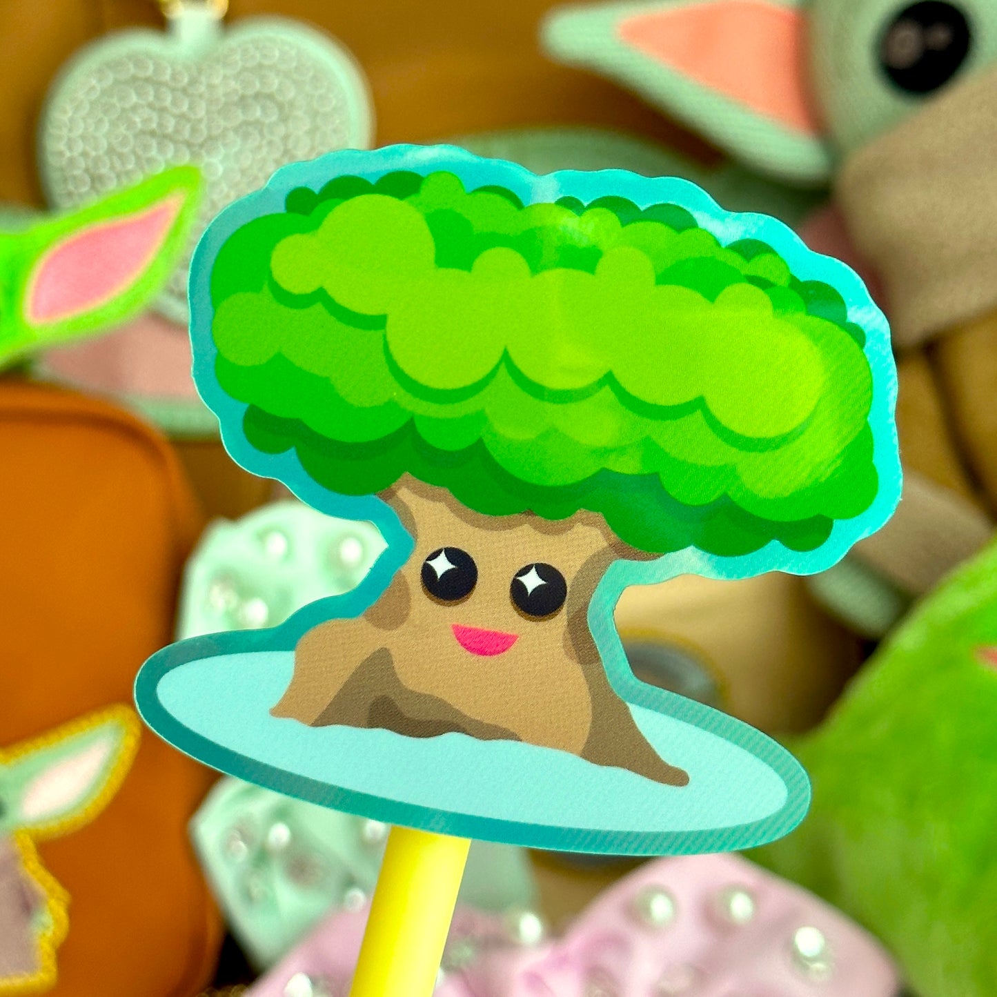 *DOLLAR DEALS* Waterproof Sticker - Kawaii AK Tree