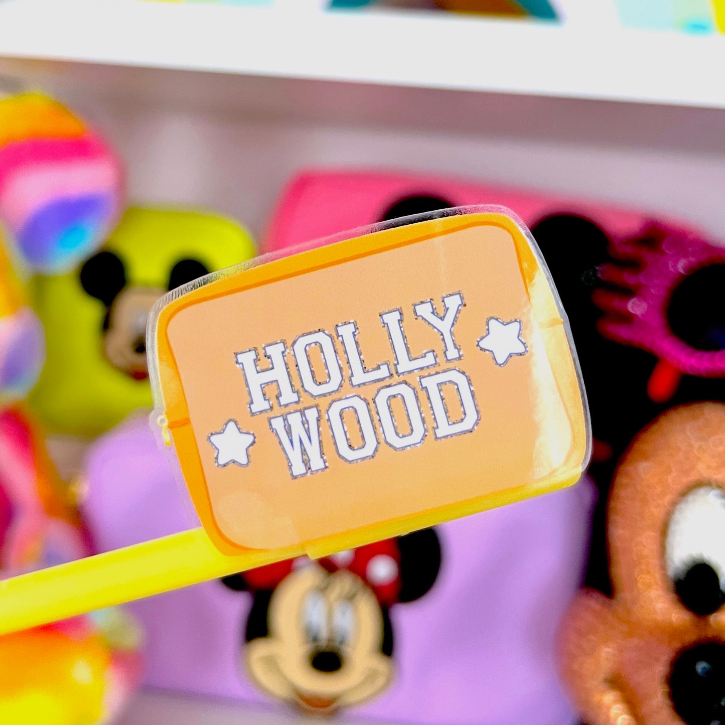 *DOLLAR DEALS* WATERPROOF STICKER - Varsity Pouch Hollywood
