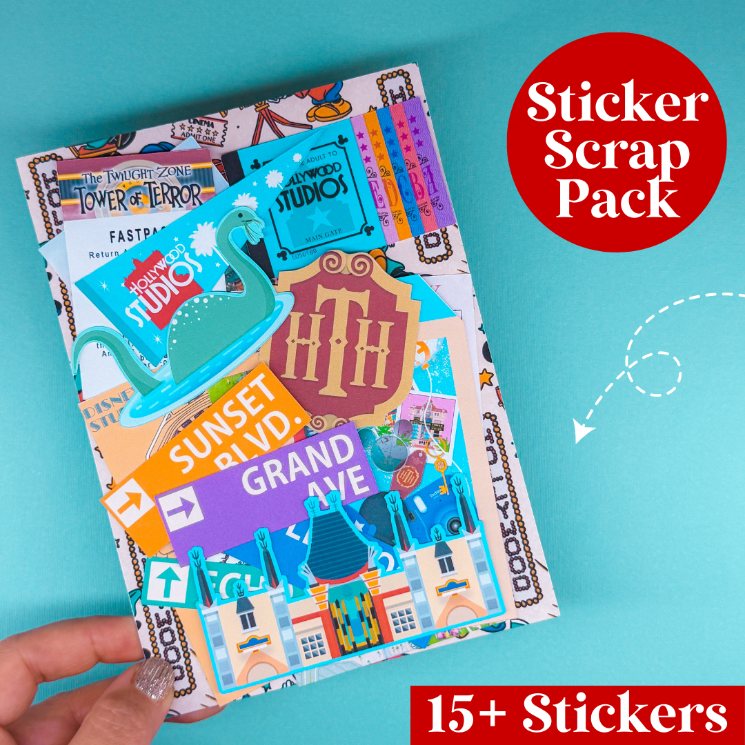 STICKER SCRAP PACK - Hollywood Studios