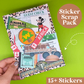 STICKER SCRAP PACK - Animal Kingdom