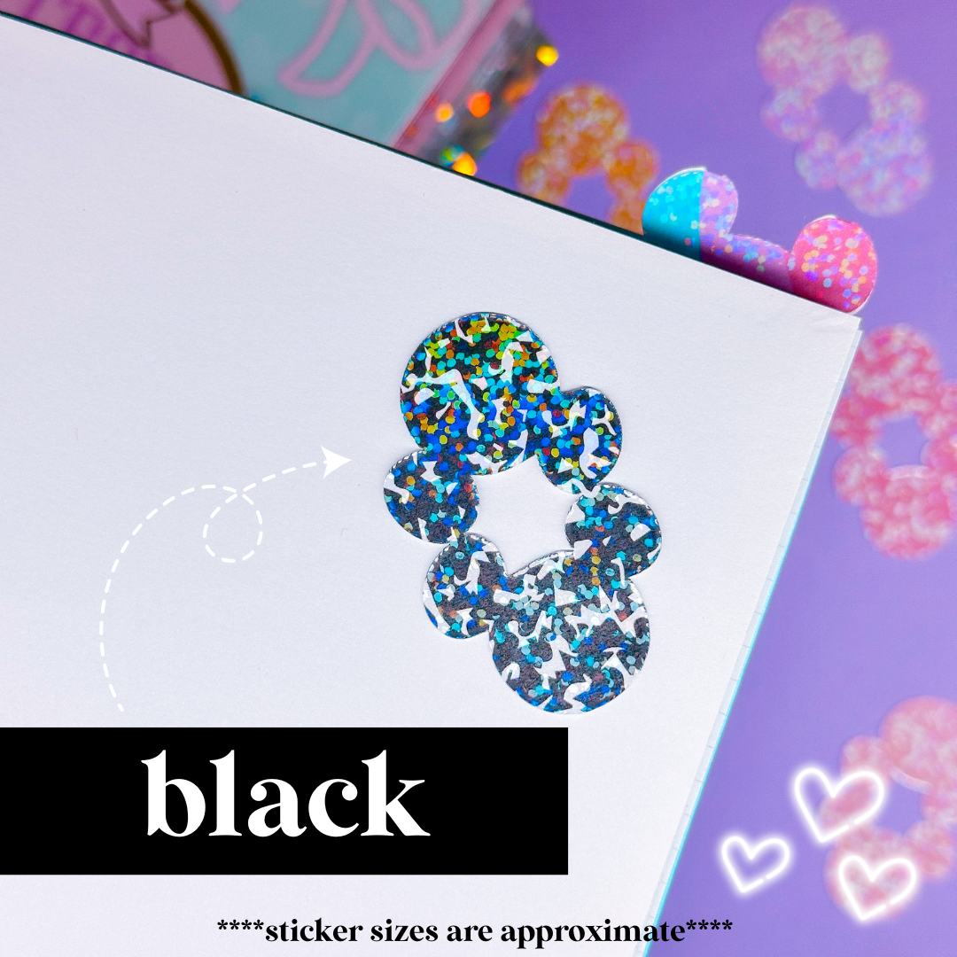 XL Glitter Mouse Tab