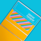 *PRE-ORDER* Sticker Storage Books - Rainbow Stripes - *SHIPS MID/LATE JUNE*