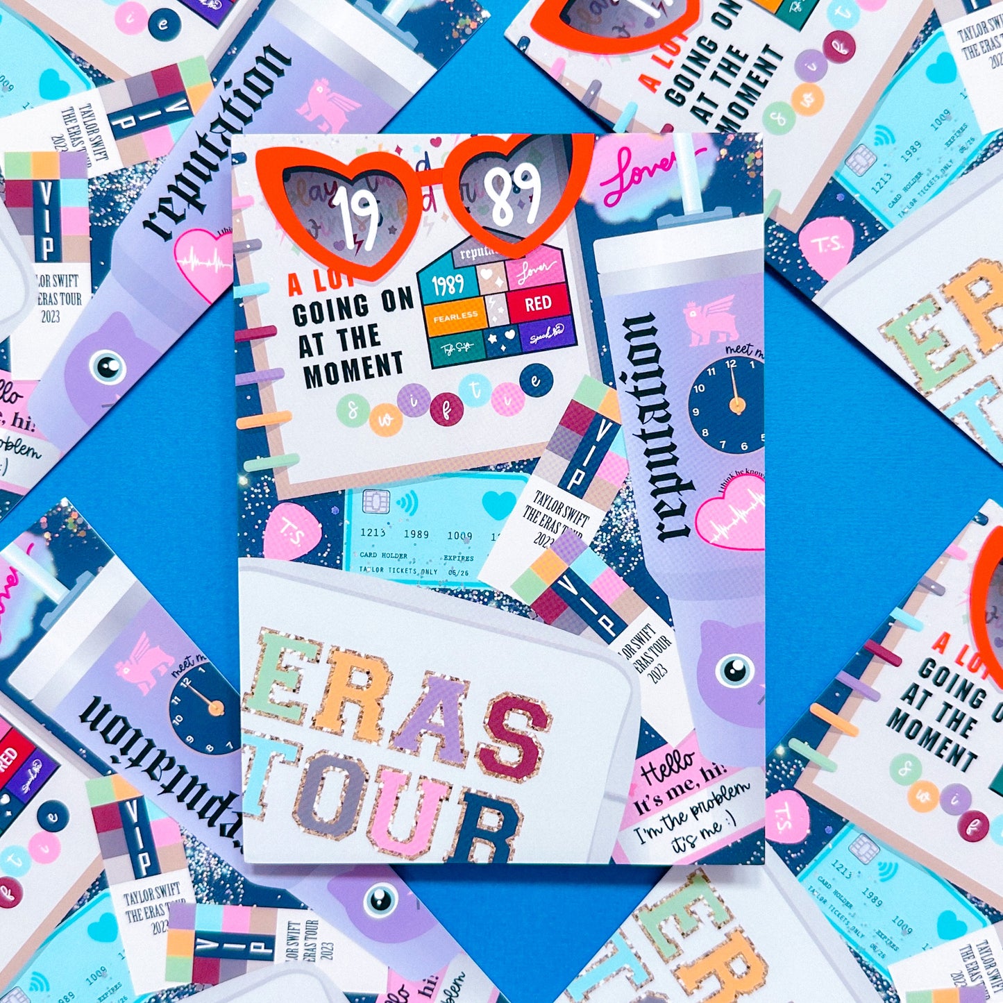 *DIGITAL DOWNLOAD ONLY* Original Flatlay - SWIFTIE ERAS (COVER + 5x7)