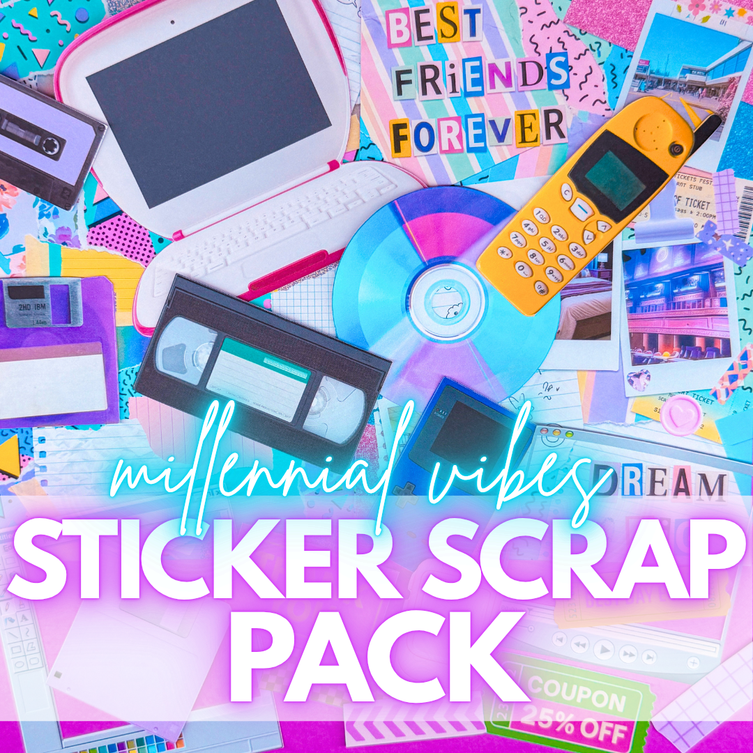 STICKER SCRAP PACK - Millennial Vibes