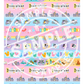 *DIGITAL DOWNLOAD ONLY* - Magical Washi Dashboard (COVER SIZE)
