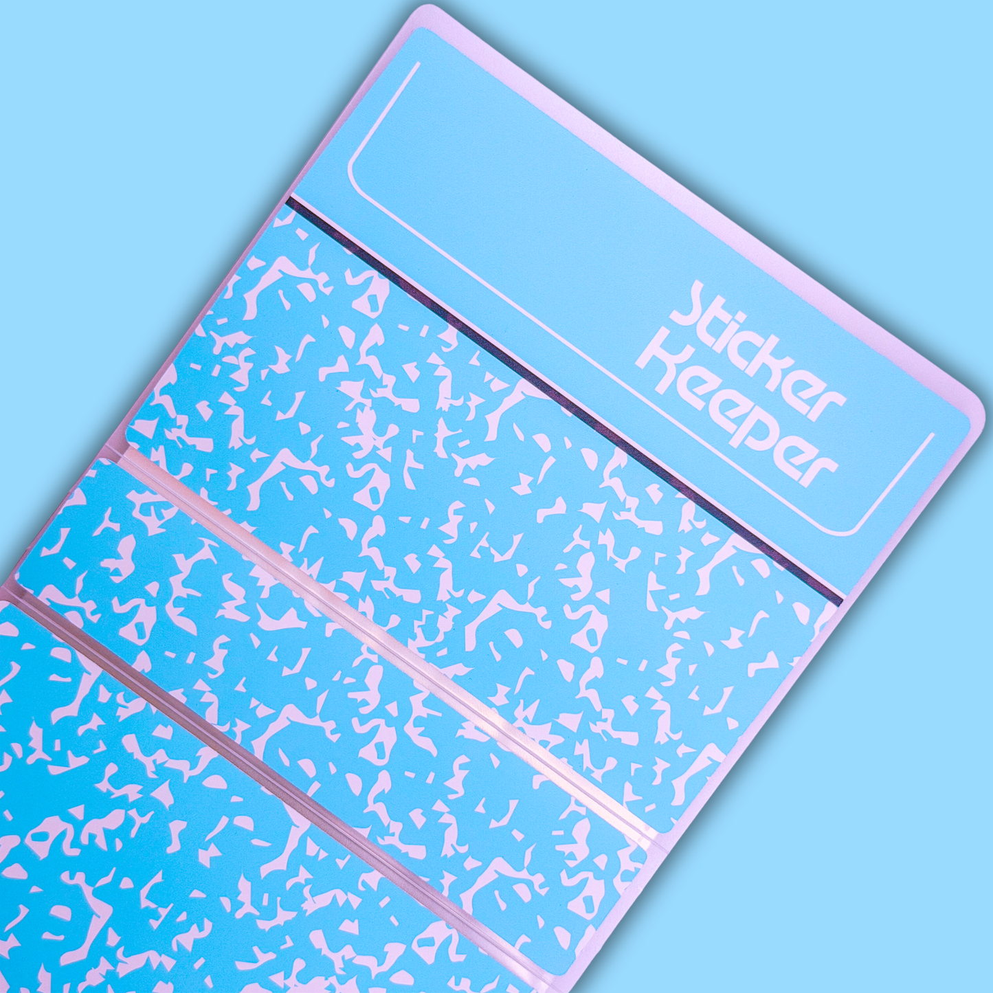 *PRE-ORDER* Sticker Storage Books - Composition Notebook - *SHIPS MID/LATE JUNE*