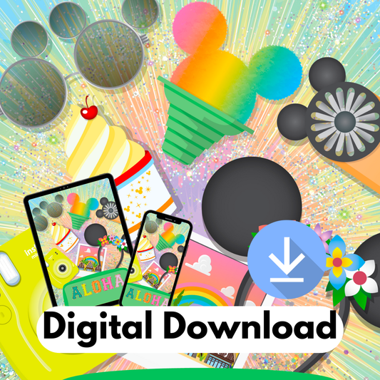 *DIGITAL DOWNLOAD ONLY* Original Flatlay 5x7 - Aulani