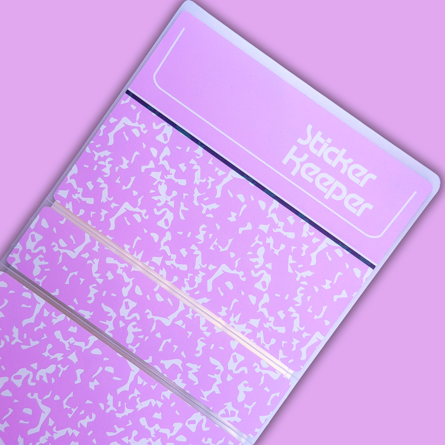 *PRE-ORDER* Sticker Storage Books - Composition Notebook - *SHIPS MID/LATE JUNE*