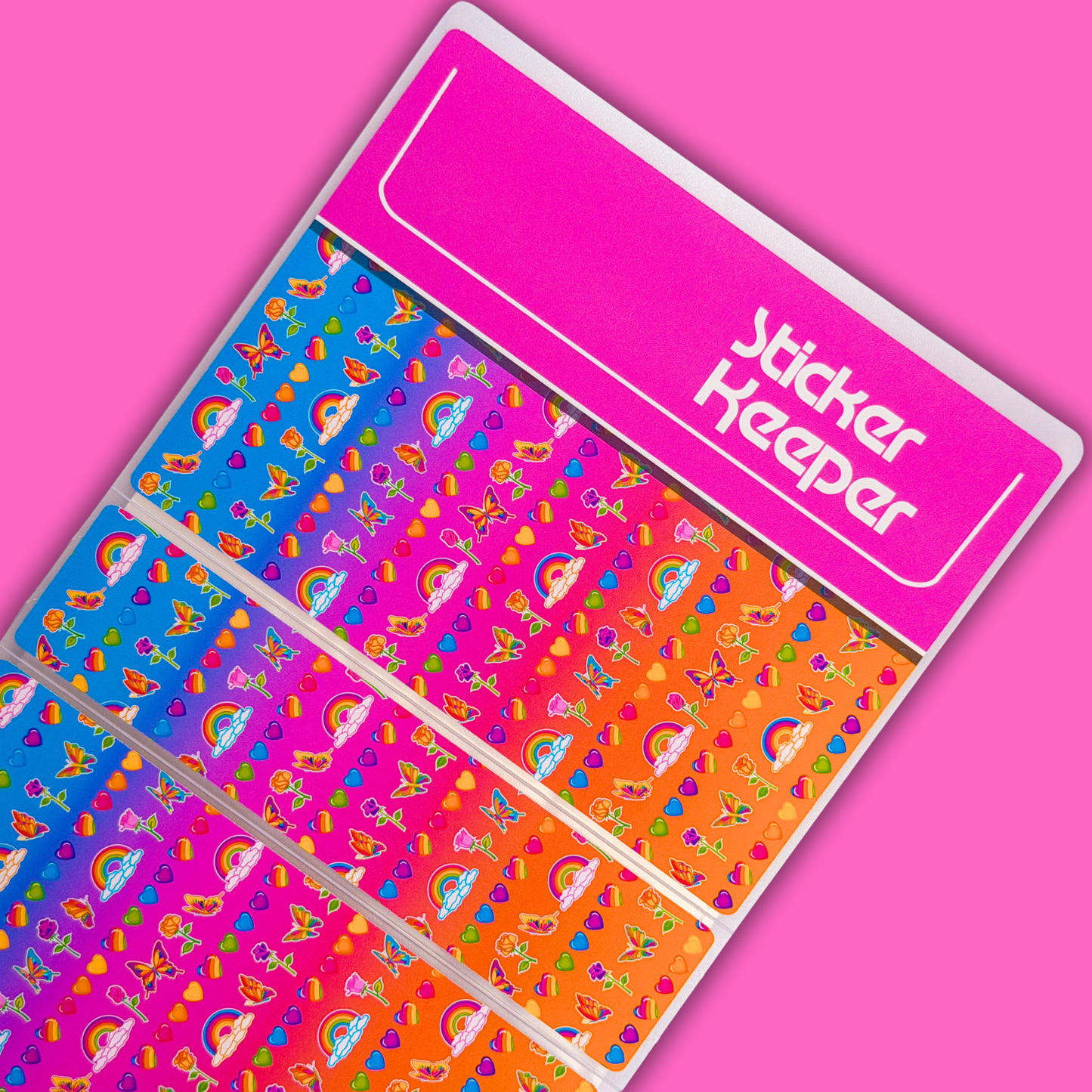 *PRE-ORDER* Sticker Storage Books - 90's Stationery - *SHIPS MID/LATE JUNE*