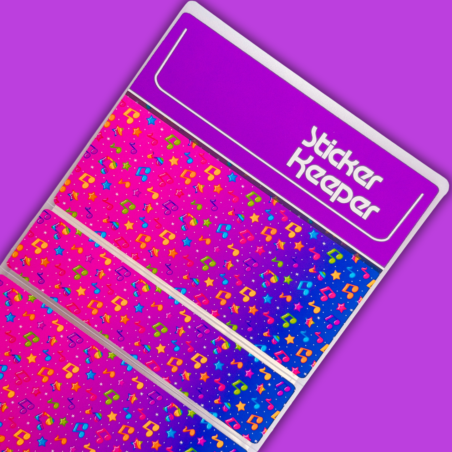 *PRE-ORDER* Sticker Storage Books - 90's Stationery - *SHIPS MID/LATE JUNE*