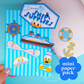 STICKER SCRAP PACK - Storefronts (Donald's Ship Supply)