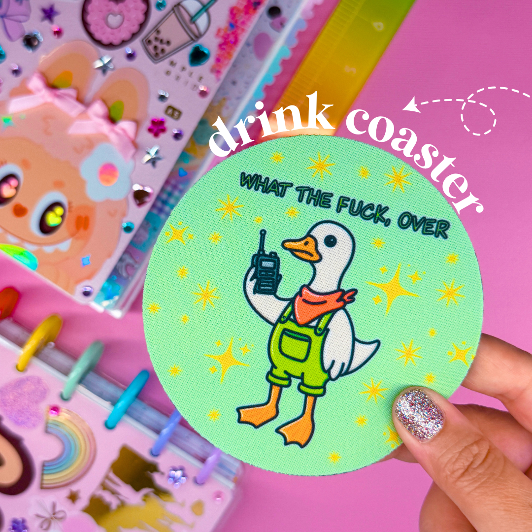 Drink Coaster - WTF, Over GOOSE
