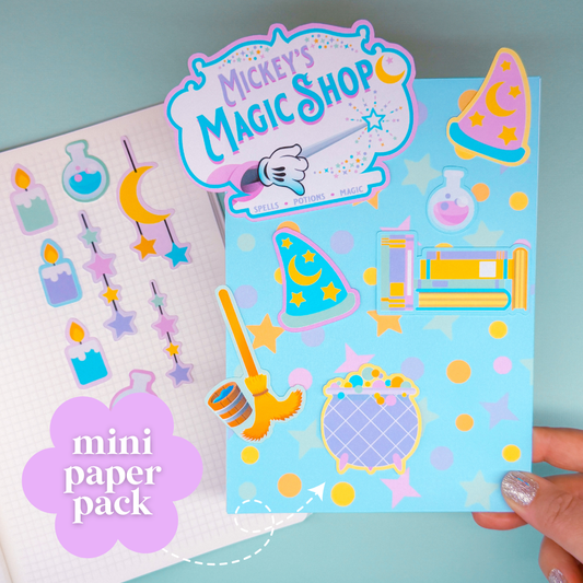STICKER SCRAP PACK - Storefronts (Mickey's Magic)