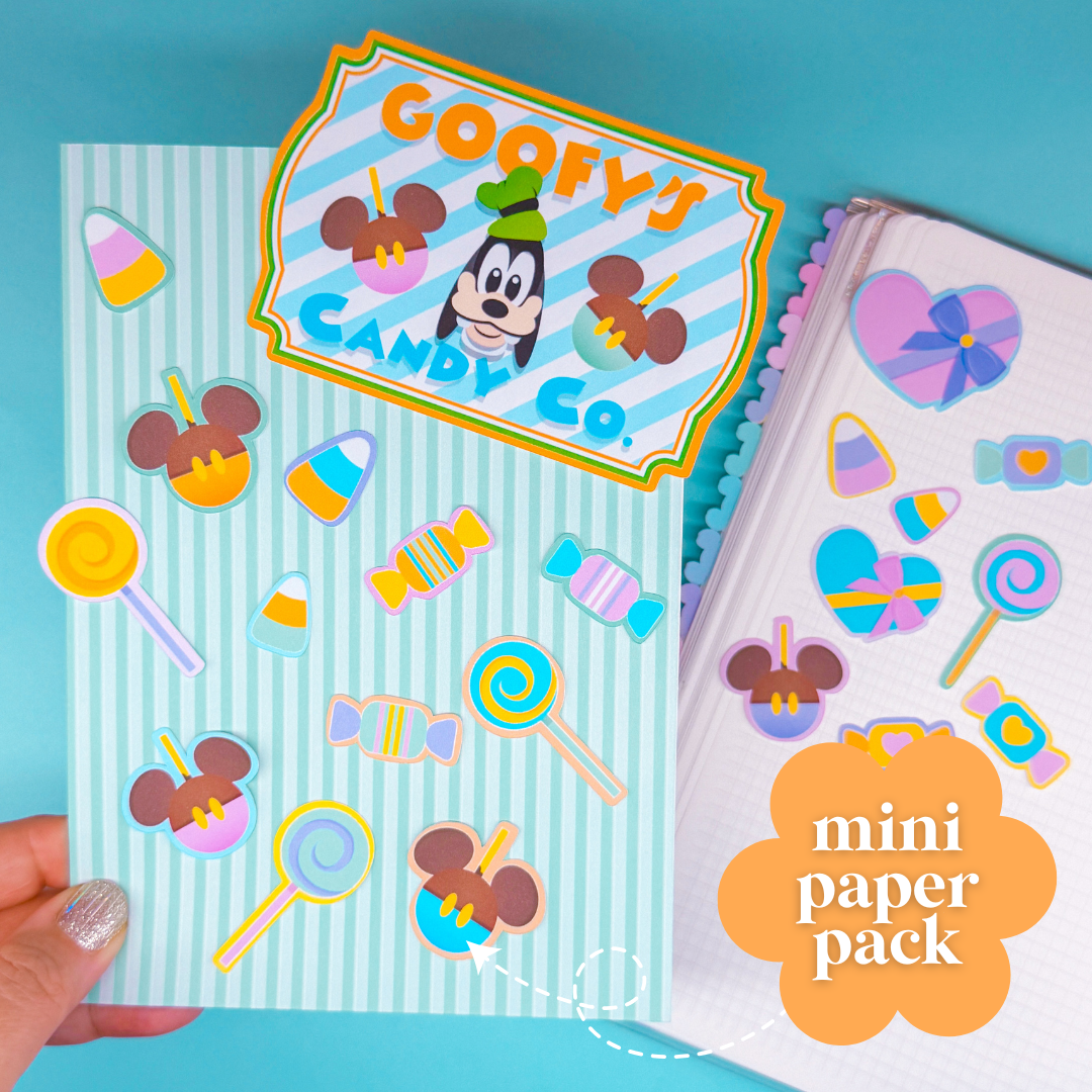 STICKER SCRAP PACK - Storefronts (Goofy's Candy Co)