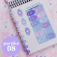 Miniature Paper Mouse Tabs (0.5") - Fold Over Page Tabs (Colors 1.0)