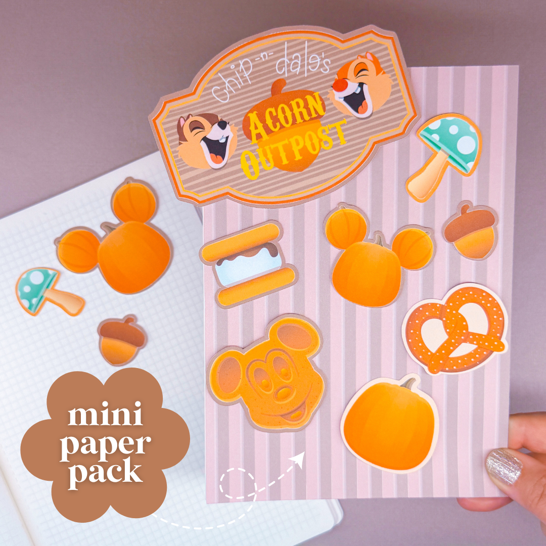 STICKER SCRAP PACK - Storefronts (Acorn Outpost)