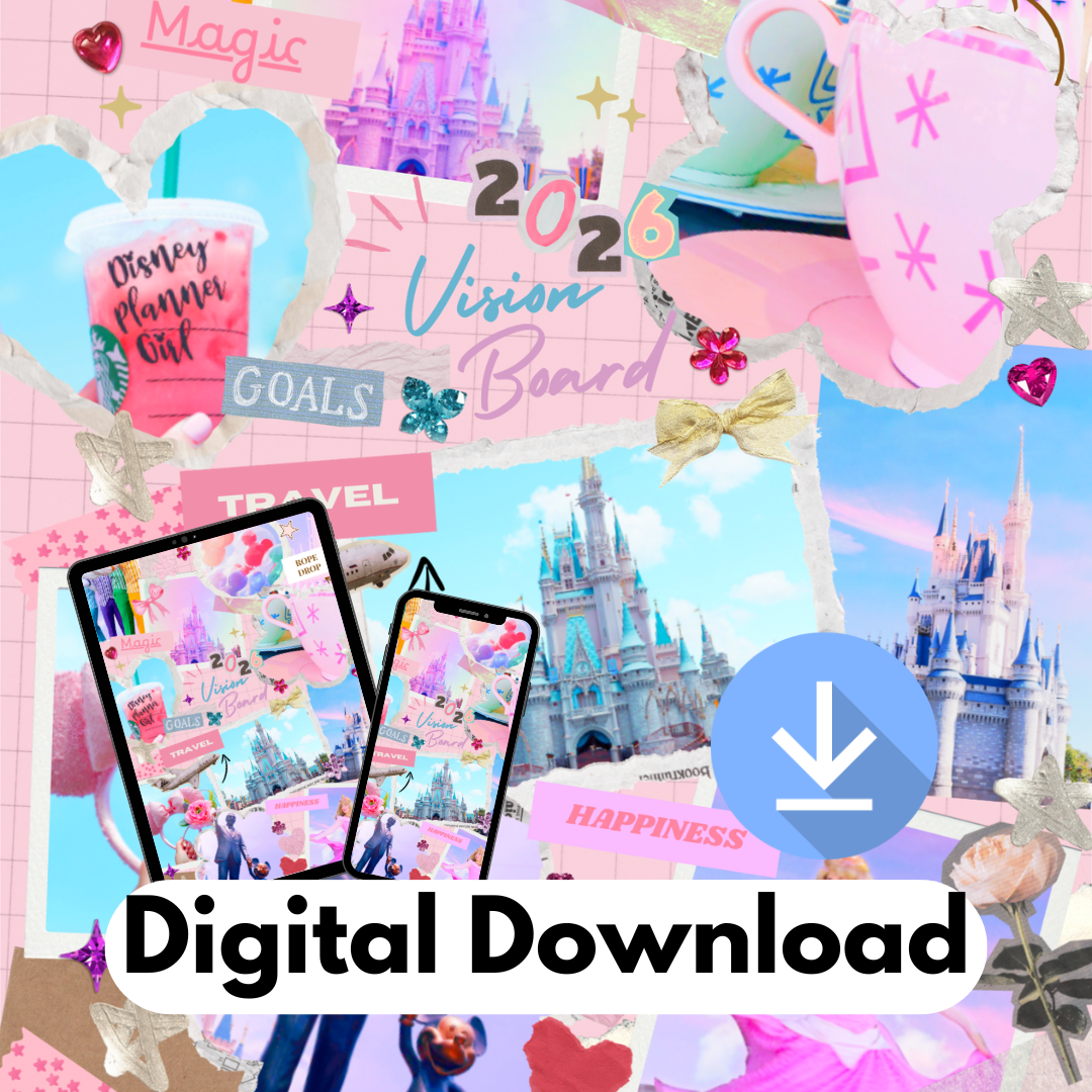 *DIGITAL DOWNLOAD ONLY* 2026 Vision Board (COVER SIZE)
