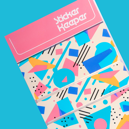 *PRE-ORDER* Sticker Storage Books - 90's Patterns *SHIPS MID/LATE JUNE*