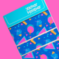 *PRE-ORDER* Sticker Storage Books - 90's Patterns *SHIPS MID/LATE JUNE*
