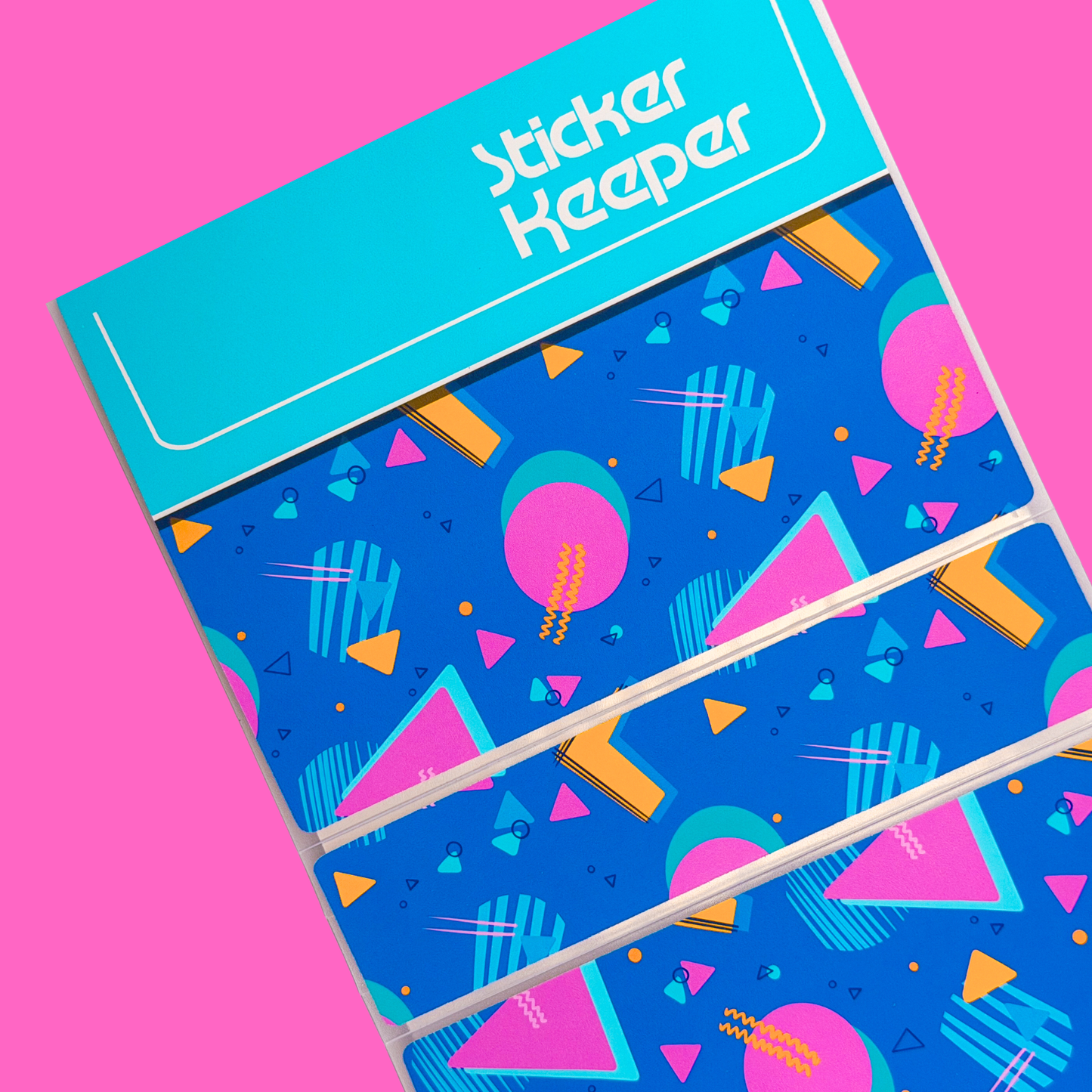 *PRE-ORDER* Sticker Storage Books - 90's Patterns *SHIPS MID/LATE JUNE*