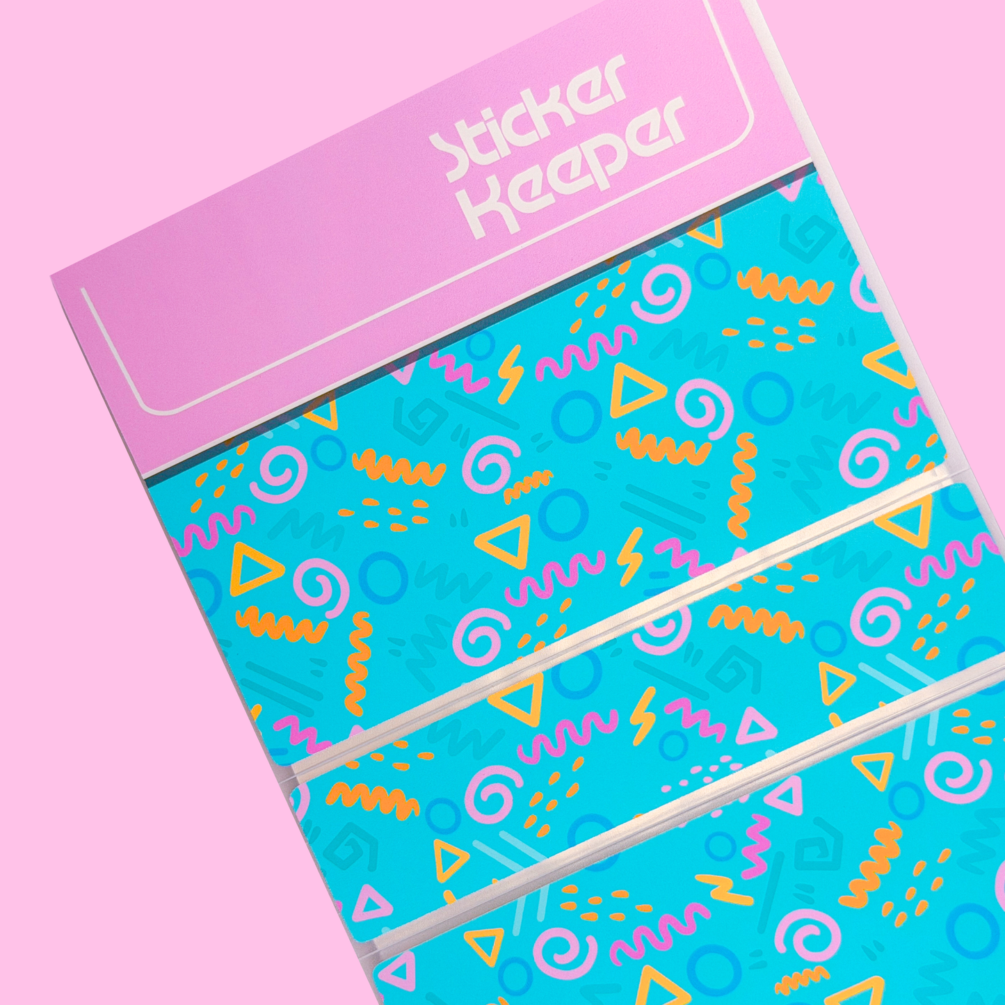 *PRE-ORDER* Sticker Storage Books - 90's Patterns *SHIPS MID/LATE JUNE*