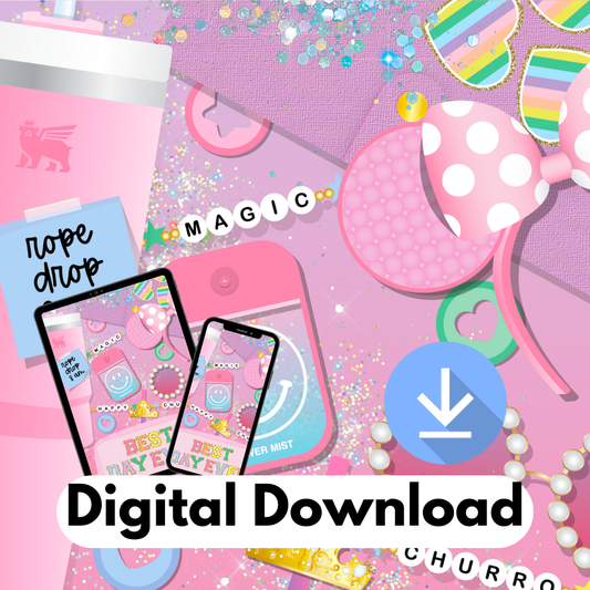 *DIGITAL DOWNLOAD ONLY* Original Flatlay 5x7 - BEST DAY EVER