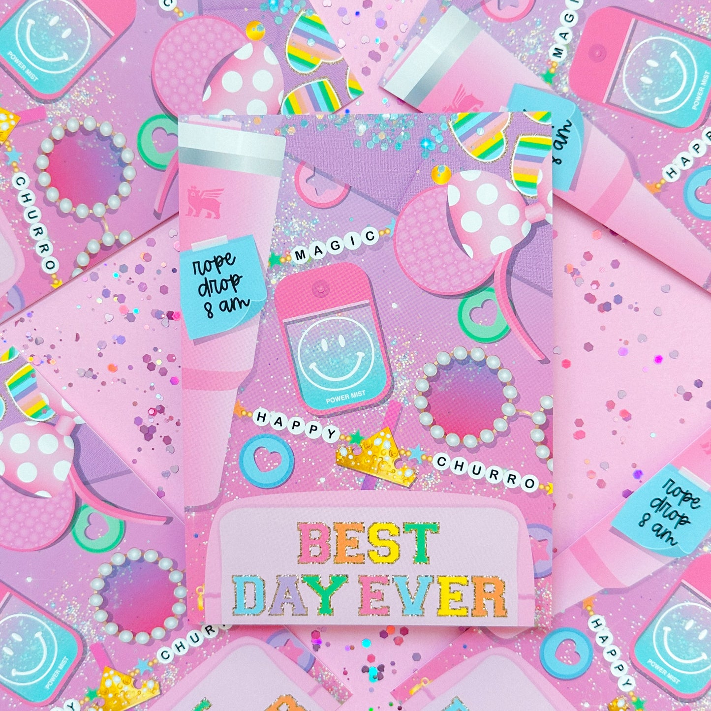 *DIGITAL DOWNLOAD ONLY* Original Flatlay 5x7 - BEST DAY EVER