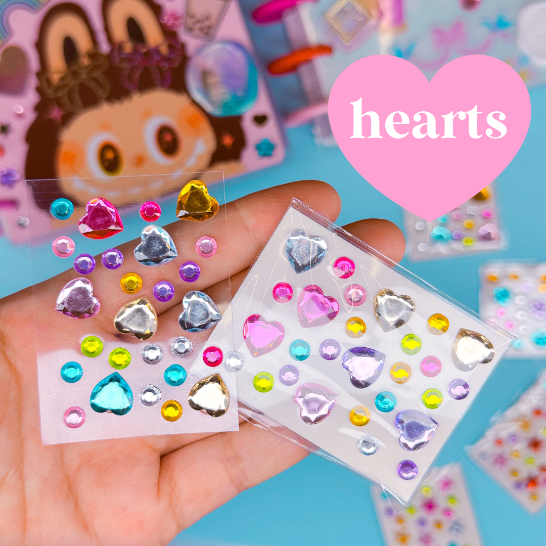 Journaling Crystal Stickers - Decorative Gems! (Tabitha's Favorite)