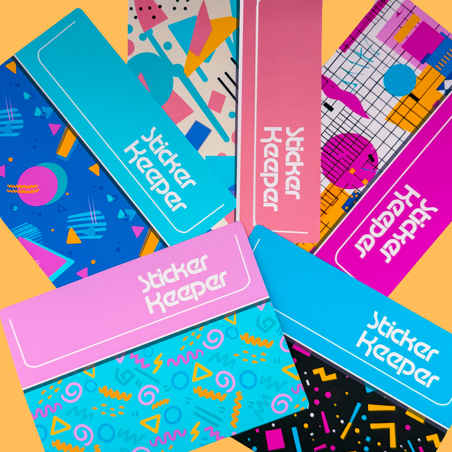 *PRE-ORDER* Sticker Storage Books - 90's Patterns *SHIPS MID/LATE JUNE*