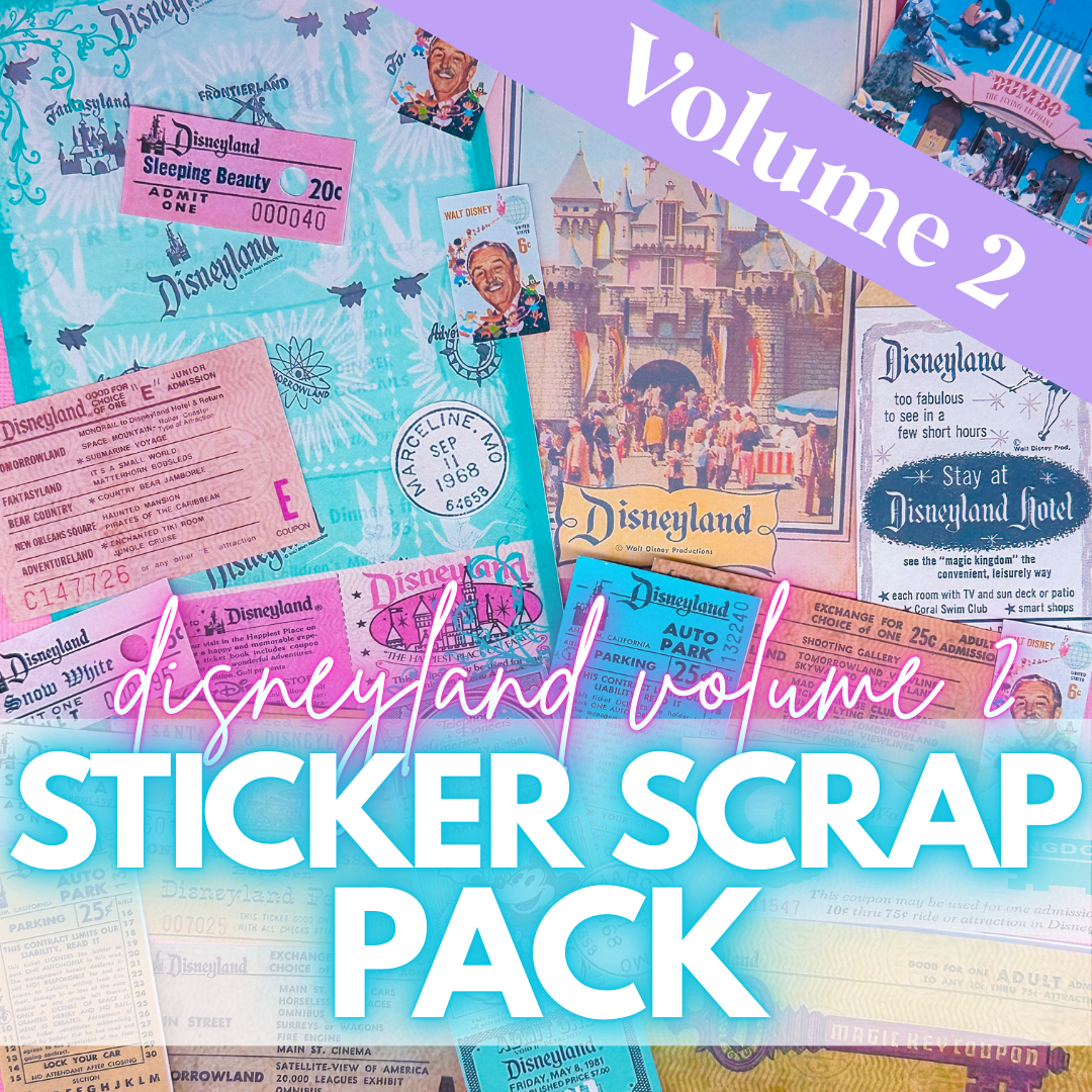STICKER SCRAP PACK - DL Vintage 1955 (Vol. 2)