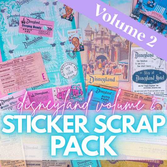STICKER SCRAP PACK - DL Vintage 1955 (Vol. 2)