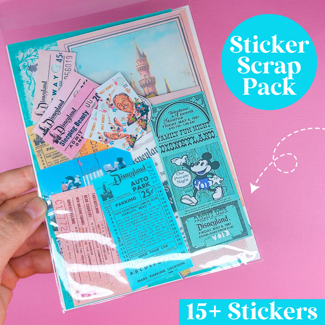 STICKER SCRAP PACK - DL Vintage 1955 (Vol. 2)