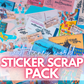 STICKER SCRAP PACK - WDW Vintage 1971
