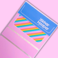 *PRE-ORDER* Sticker Storage Books - Rainbow Stripes - *SHIPS MID/LATE JUNE*