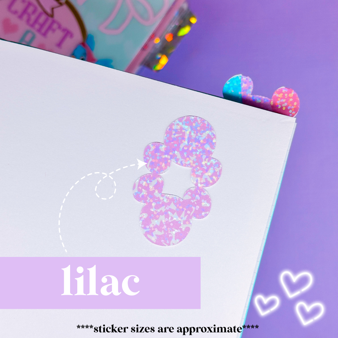 XL Glitter Mouse Tab