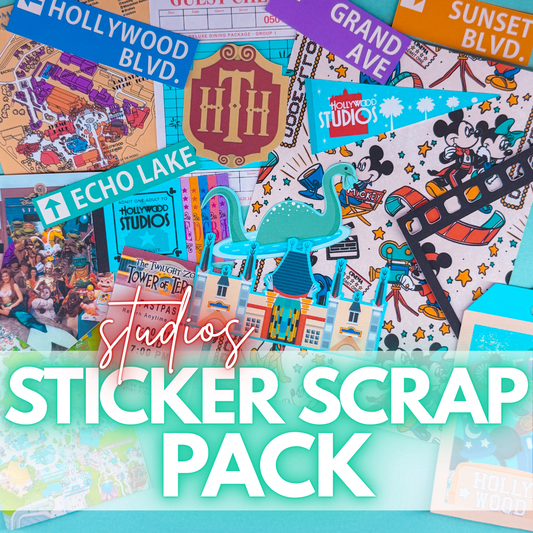 STICKER SCRAP PACK - Hollywood Studios