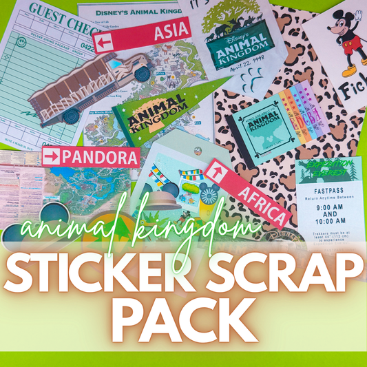 STICKER SCRAP PACK - Animal Kingdom