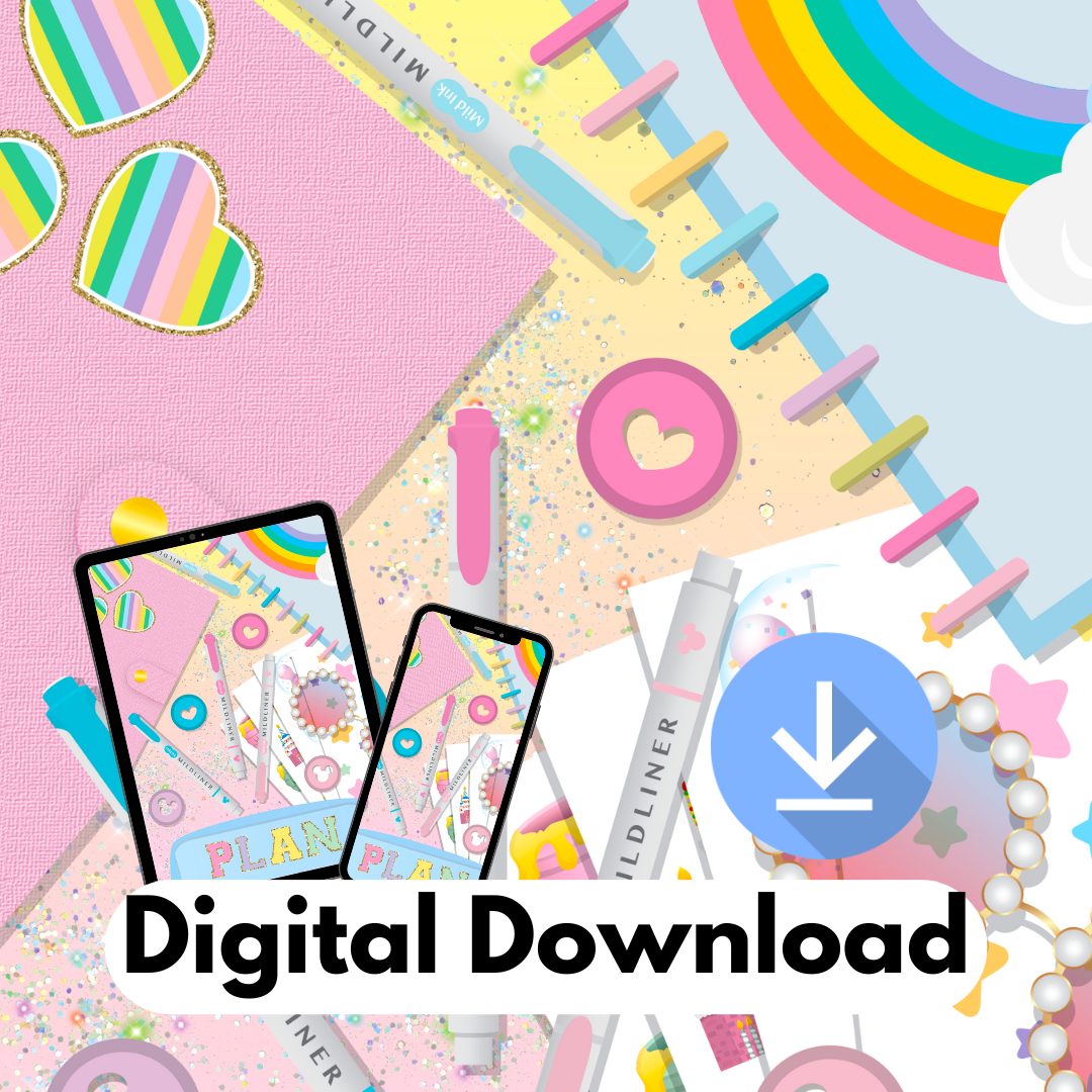 *DIGITAL DOWNLOAD ONLY* Original Flatlay - PLAN (COVER + 5x7)