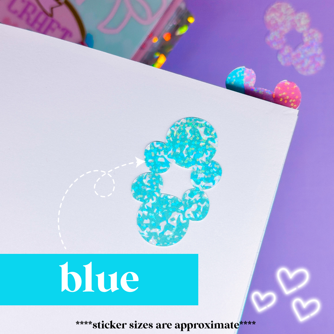 XL Glitter Mouse Tab