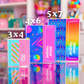*PRE-ORDER* Sticker Storage Books - 90's Patterns *SHIPS MID/LATE JUNE*